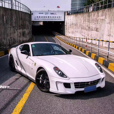 Voor Ferrari 599 Body Kit 599 Upgraded VORS Style Voor- en achterbumper zijkant rok Spoiler Carbon Fiber Body Kit