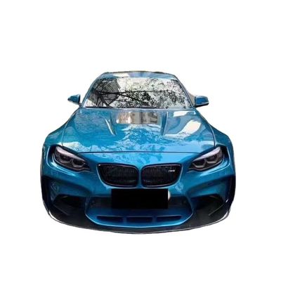 Voor BMW F22 F87 2 Serie M2 Body Kit M2 M235 Upgrade IMP Style Voor- en achterbumper spoiler Wide Bodyki