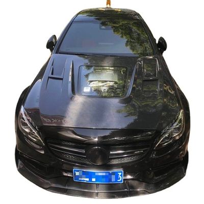 Carbon Fiber Cover voor Benz C63 Coupe Carbon Fiber Material C63 Carbon Fiber Hood Motor Hood