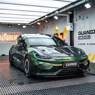 FPR 2019 Spoiler For Tesla Model 3 Body Kit 2022 ACP Style Voor- en achterbumper