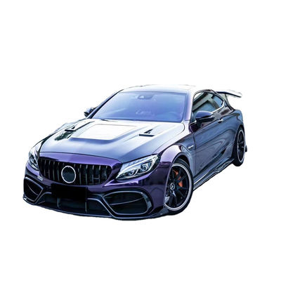 Autoonderdelen voor Mercedes C63 C63S Coupe Body Kit C63 C63S Coupe Upgraded IMP Style Voor- en achterbumper spoiler body kit