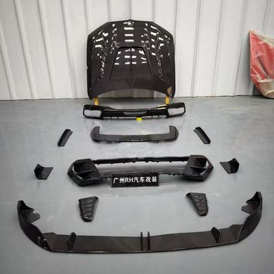 BMW X7 Carbon fiber Body Kit X7 LD stijl carbon fiber voorlip diffuser Spoiler kap wiel boog