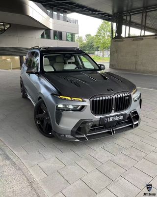 BMW X7 Carbon fiber Body Kit X7 LD stijl carbon fiber voorlip diffuser Spoiler kap wiel boog