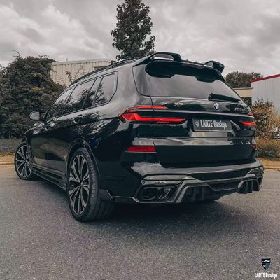 BMW X7 Carbon fiber Body Kit X7 LD stijl carbon fiber voorlip diffuser Spoiler kap wiel boog