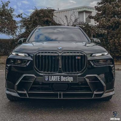 BMW X7 Carbon fiber Body Kit X7 LD stijl carbon fiber voorlip diffuser Spoiler kap wiel boog