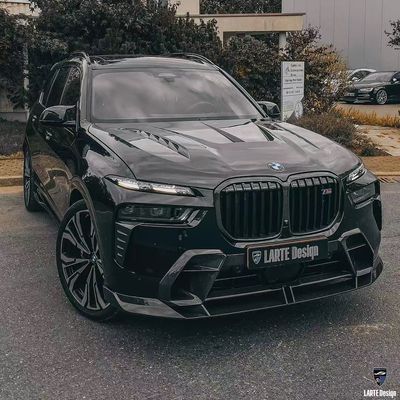 BMW X7 Carbon fiber Body Kit X7 LD stijl carbon fiber voorlip diffuser Spoiler kap wiel boog
