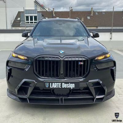 BMW X7 Carbon fiber Body Kit X7 LD stijl carbon fiber voorlip diffuser Spoiler kap wiel boog