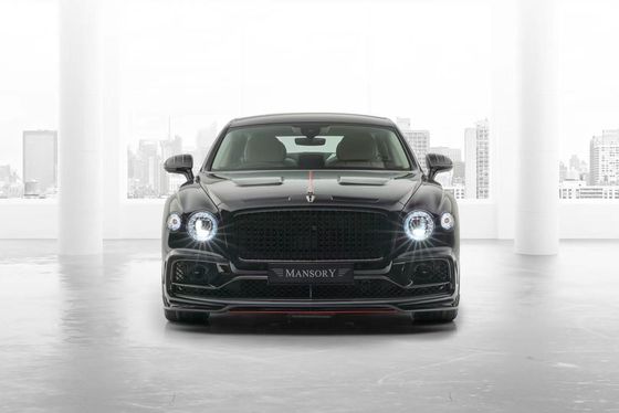 Bentley Flying Spur Carbon fiber body Kit Flying Spur upgrades MANSORY stijl voorlip diffuser Spoiler hood body kit