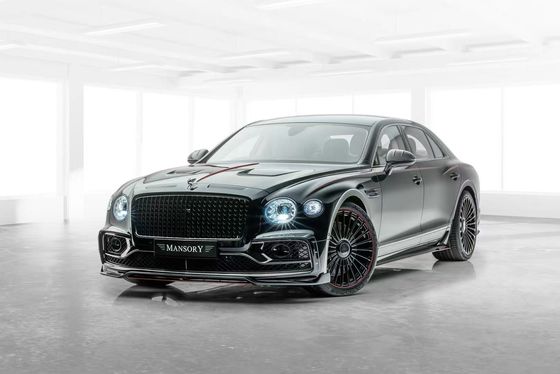 Bentley Flying Spur Carbon fiber body Kit Flying Spur upgrades MANSORY stijl voorlip diffuser Spoiler hood body kit
