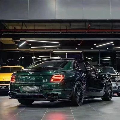 Bentley Flying Spur Carbon fiber body Kit Flying Spur upgrades MANSORY stijl voorlip diffuser Spoiler hood body kit