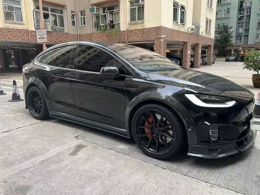 Tesla Model X Carbon Fiber Body Kit Model X Carbon Fiber voorlip diffuser Spoiler motorkap wiel boog breed lichaam kit