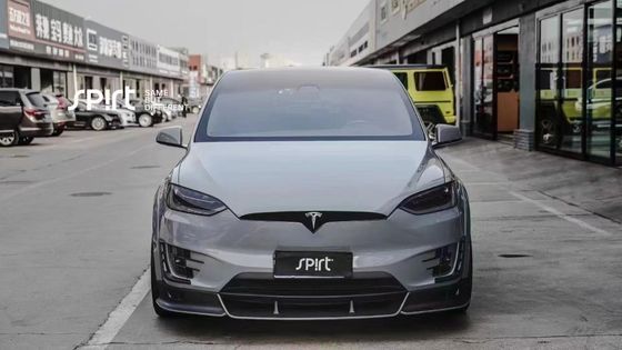 Tesla Model X Carbon Fiber Body Kit Model X Carbon Fiber voorlip diffuser Spoiler motorkap wiel boog breed lichaam kit
