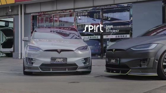 Tesla Model X Carbon Fiber Body Kit Model X Carbon Fiber voorlip diffuser Spoiler motorkap wiel boog breed lichaam kit