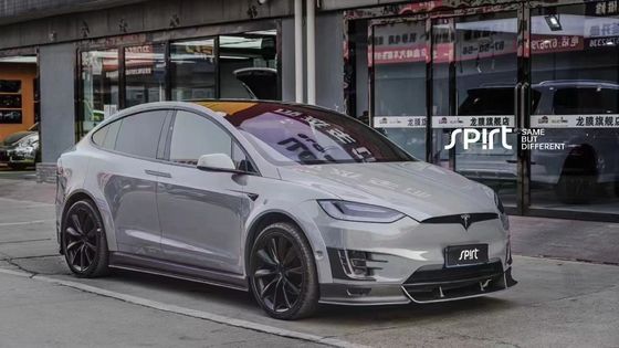 Tesla Model X Carbon Fiber Body Kit Model X Carbon Fiber voorlip diffuser Spoiler motorkap wiel boog breed lichaam kit