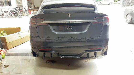 Tesla Model X Carbon Fiber Body Kit Model X Carbon Fiber voorlip diffuser Spoiler motorkap wiel boog breed lichaam kit