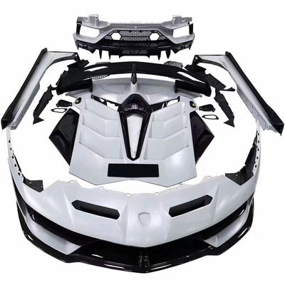 Voor Lamborghini Aventador LP700 LP720 Carbon Fiber Body Kit Aventador Upgraded SVJ Style Voor- en achterbumper spoiler body kit