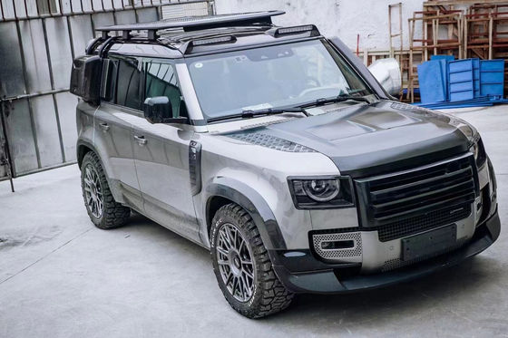 Carbon Fiber Hood voor Land Rover Defender Carbon Fiber Material Defender Verbeterde SVR Style Cover