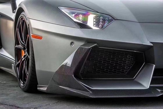 Voor Lamborghini LP700 Carbon Fiber Body Kit LP700 Upgrade VORs Style Carbon Fiber Front Lip Diffuser Spoiler