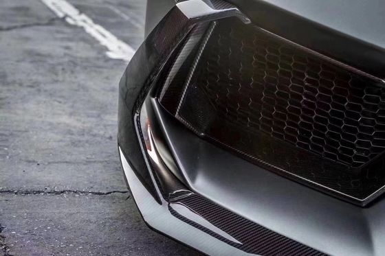 Voor Lamborghini LP700 Carbon Fiber Body Kit LP700 Upgrade VORs Style Carbon Fiber Front Lip Diffuser Spoiler
