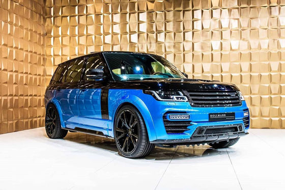 Zwarte Range Rover bodykits 240mm Carbon Fiber Widebody Kit 2019-