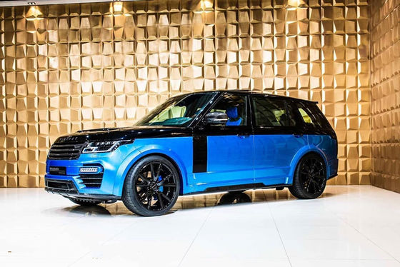 Zwarte Range Rover bodykits 240mm Carbon Fiber Widebody Kit 2019-