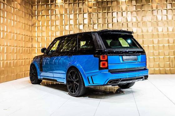 Zwarte Range Rover bodykits 240mm Carbon Fiber Widebody Kit 2019-