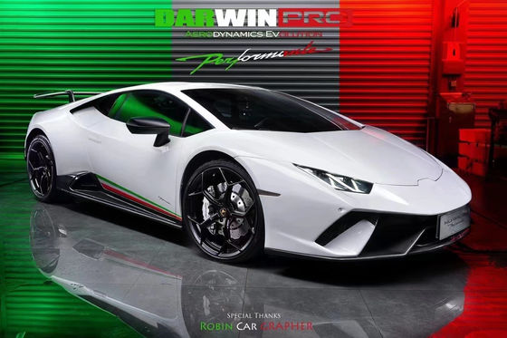 Voor Lamborghini LP580 LP610 Carbon Fiber Body Kit LP580 LP610 Upgraded LP640-stijl Voor- en achterbumper spoiler hood