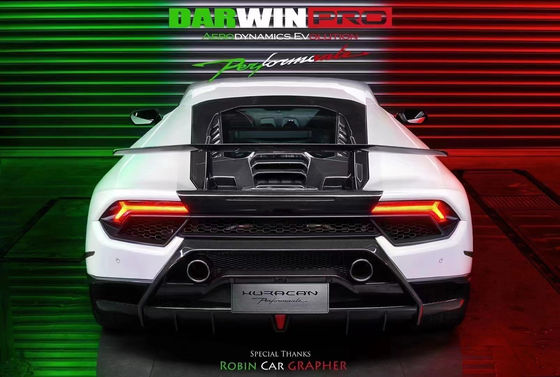 Voor Lamborghini LP580 LP610 Carbon Fiber Body Kit LP580 LP610 Upgraded LP640-stijl Voor- en achterbumper spoiler hood