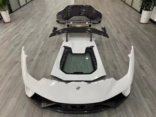Voor Lamborghini LP580 LP610 Carbon Fiber Body Kit LP580 LP610 Upgraded LP640-stijl Voor- en achterbumper spoiler hood