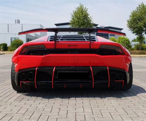 Voor Lamborghini LP580 LP610 Carbon Fiber Widebody Kit LP580 LP610 Verbeterde PD-stijl voor- en achterbumper spoiler Widebody