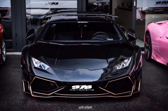 Voor Lamborghini LP580 LP610 Carbon Fiber Widebody Kit LP580 LP610 Verbeterde PD-stijl voor- en achterbumper spoiler Widebody