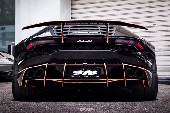 Voor Lamborghini LP580 LP610 Carbon Fiber Widebody Kit LP580 LP610 Verbeterde PD-stijl voor- en achterbumper spoiler Widebody