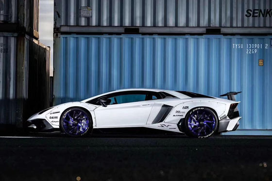 Voor Lamborghini Aventador LP700 Carbon Fiber Body Kit LP700 Opgewaardeerde LB-stijl Side Skirt Spoiler Wheel Arch