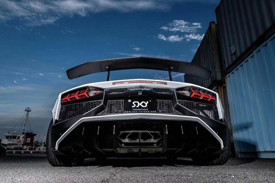 Voor Lamborghini Aventador LP700 Carbon Fiber Body Kit LP700 Opgewaardeerde LB-stijl Side Skirt Spoiler Wheel Arch