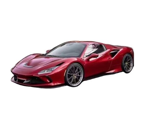 Novit Style Carbon Fiber Body Kit voor Ferrari F8 Carbon Fiber Body Kit Voorkop Schaaf Achter Diffuser Spoiler