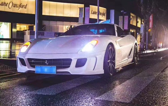 Voor Ferrari 599 Body Kit 599 Upgraded VORS Style Voor- en achterbumper zijkant rok Spoiler Carbon Fiber Body Kit