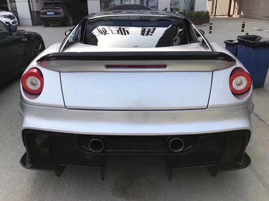 Voor Ferrari 599 Body Kit 599 Upgraded VORS Style Voor- en achterbumper zijkant rok Spoiler Carbon Fiber Body Kit