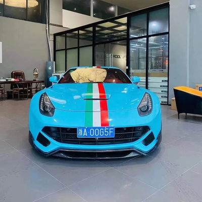 Hoogwaardige koolstofvezel F12 koolstofvezel body kit voor Ferrari F12 Upgrade DMC stijl Front Schaaf Achter Diffuser Spoiler