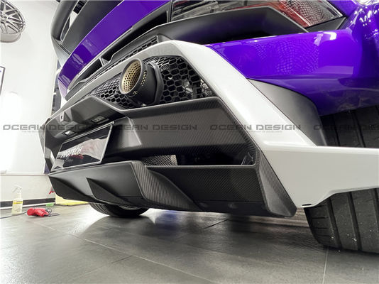Droge koolstofvezel koolstofvezel body kit voor Lamborghini Huracan STO Huracan STO Upgrades OEM-stijl Front Spade Diffuser body kit