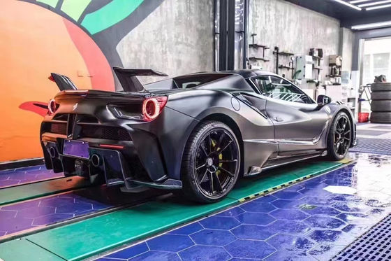 Autoonderdelen voor Ferrari 488 Body Kit 488 Upgraded MSY Style Voor- en achterbumper spoiler Carbon Fiber Body Kit