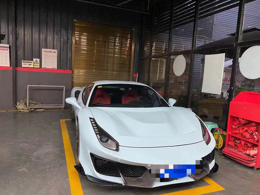 Autoonderdelen voor Ferrari 488 Body Kit 488 Opgewaardeerde PistA-stijl voor- en achterbumper motorkap spoiler koolstofvezel body kit