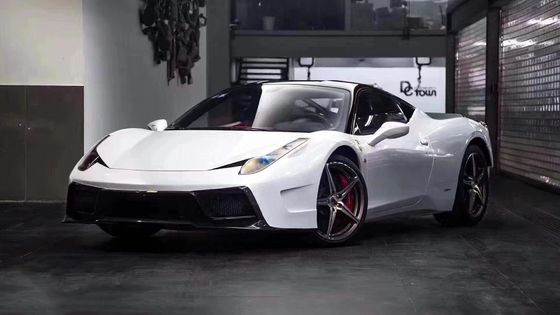 Voor Ferrari 458 Carbon Fiber Body Kit 458 Upgraded VORS Style Voor- en achterbumper spoiler zijkant rok body kit