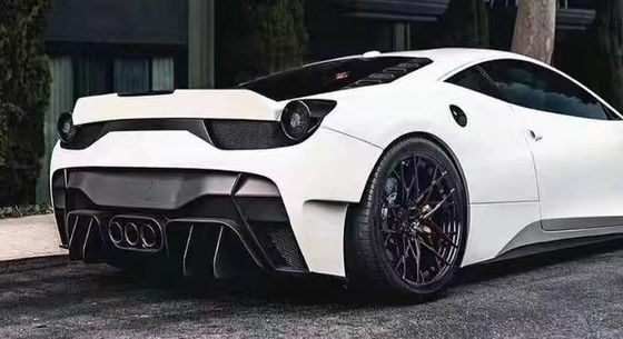 Voor Ferrari 458 Carbon Fiber Body Kit 458 Upgraded VORS Style Voor- en achterbumper spoiler zijkant rok body kit