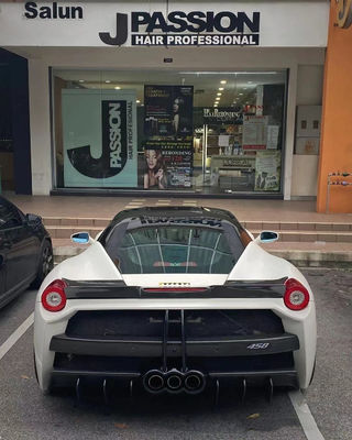 Autoonderdelen voor Ferrari 458 Body Kit 458 Upgraded Misha Style Voor- en achterbumper Side Skirt Hood Spoiler Body Kit