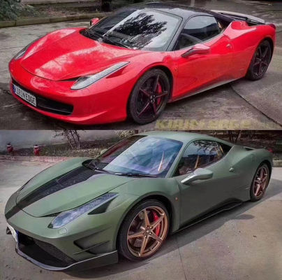 Autoonderdelen voor Ferrari 458 Body Kit 458 Upgraded Misha Style Voor- en achterbumper Side Skirt Hood Spoiler Body Kit