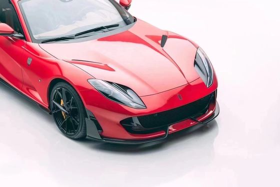 Voor Ferrari 812 Carbon Fiber Body Kit 812 Upgraded MSY Style Carbon Fiber Front Lip Diffuser Spoiler Body Kit