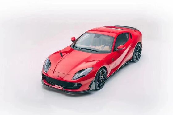 Voor Ferrari 812 Carbon Fiber Body Kit 812 Upgraded MSY Style Carbon Fiber Front Lip Diffuser Spoiler Body Kit