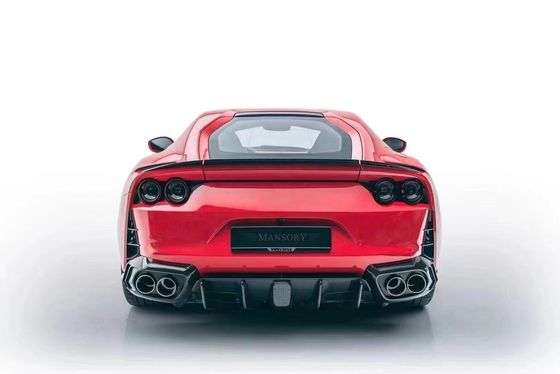 Voor Ferrari 812 Carbon Fiber Body Kit 812 Upgraded MSY Style Carbon Fiber Front Lip Diffuser Spoiler Body Kit