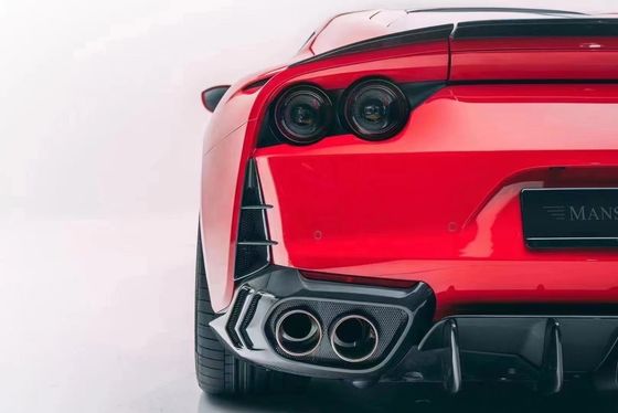 Voor Ferrari 812 Carbon Fiber Body Kit 812 Upgraded MSY Style Carbon Fiber Front Lip Diffuser Spoiler Body Kit