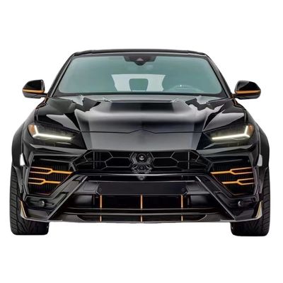 Voor Lamborghini Urus Carbon Fiber Body Kit Urus Upgraded VORS Style Carbon Fiber Front Lip Diffuser Spoiler Hood met breed lichaam